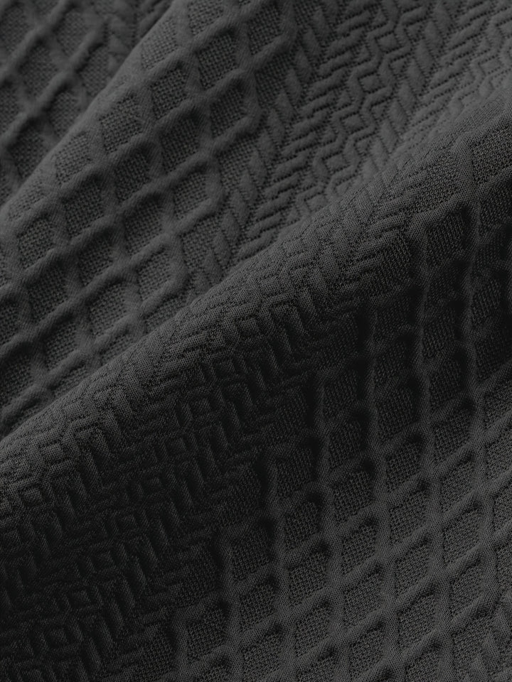 Elias | Textured Short-Sleeve Polo Shirt
