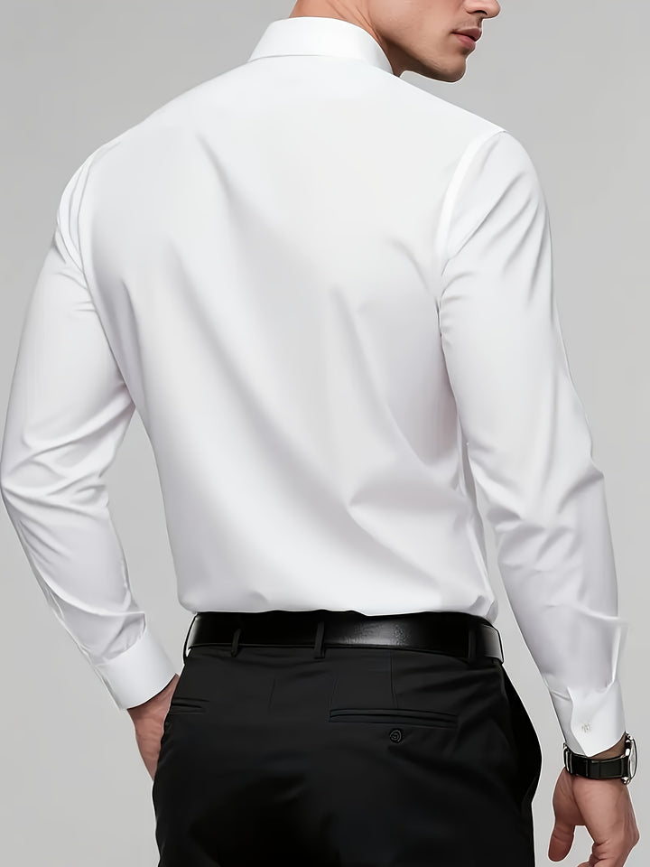 Bennett | Men's Tailored Long Sleeve Button-Up Shirt