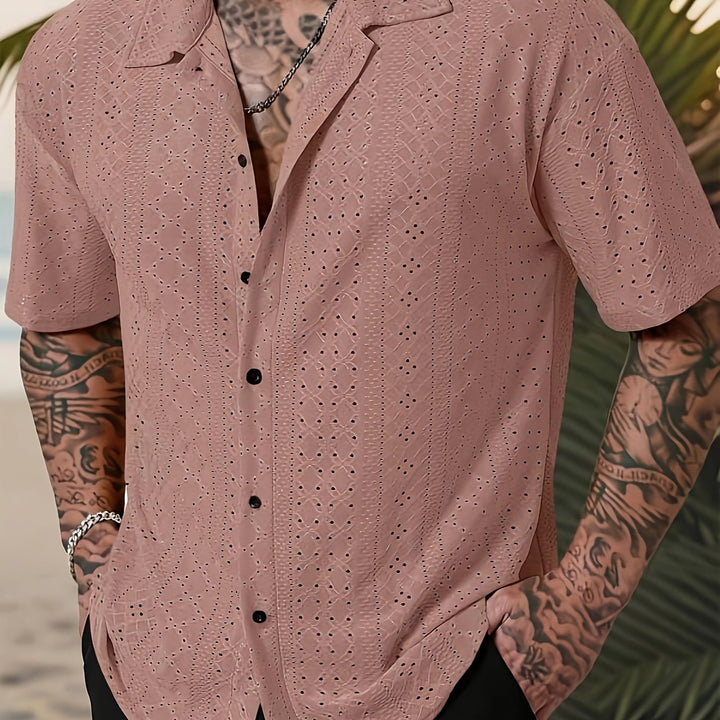 Hayes | Men's Solid Color Button-Up Shirt