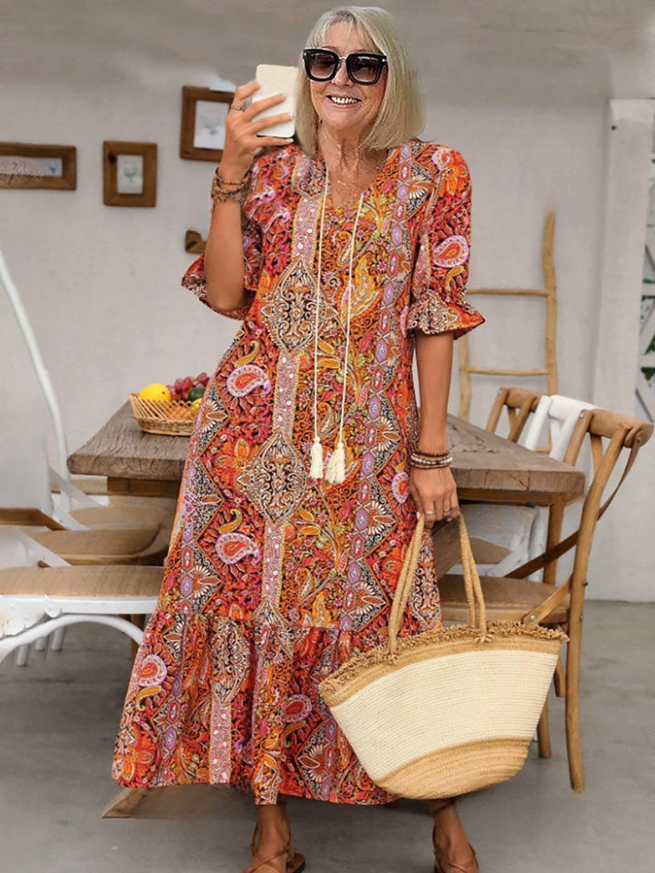 Sylvie | Bohemian Tiered Maxi Dress