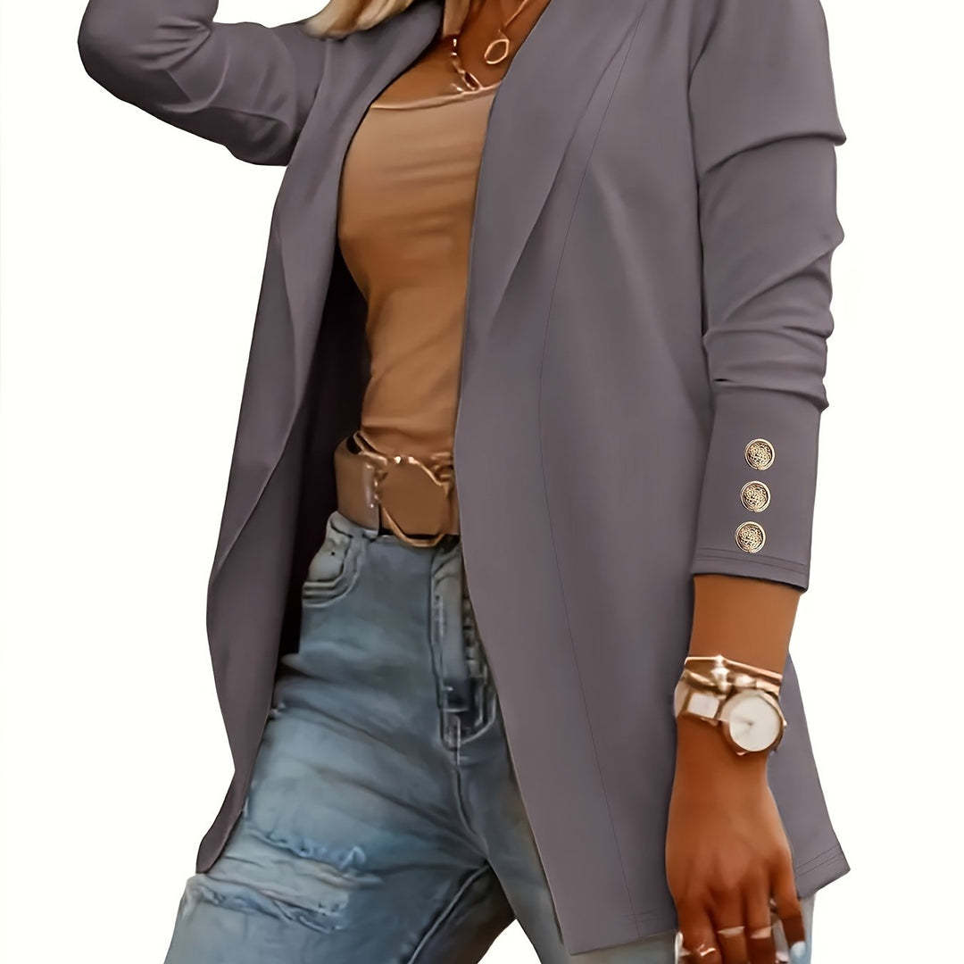 Margaret | Tailored Open-Front Blazer