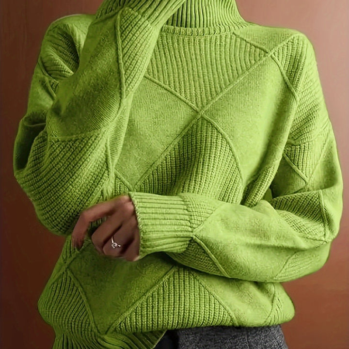 Cornelia | Cozy Textured Turtleneck Sweater