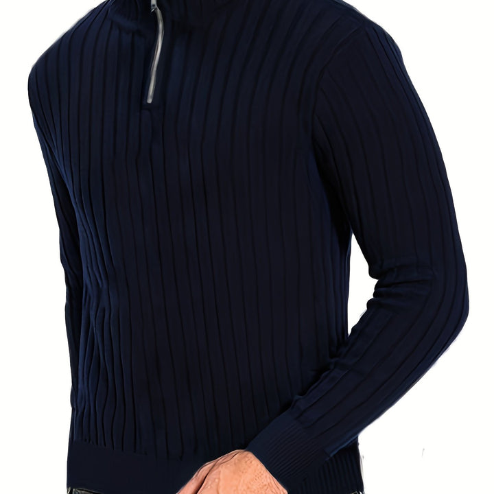 Franklin | Quarter-Zip Ribbed Pullover