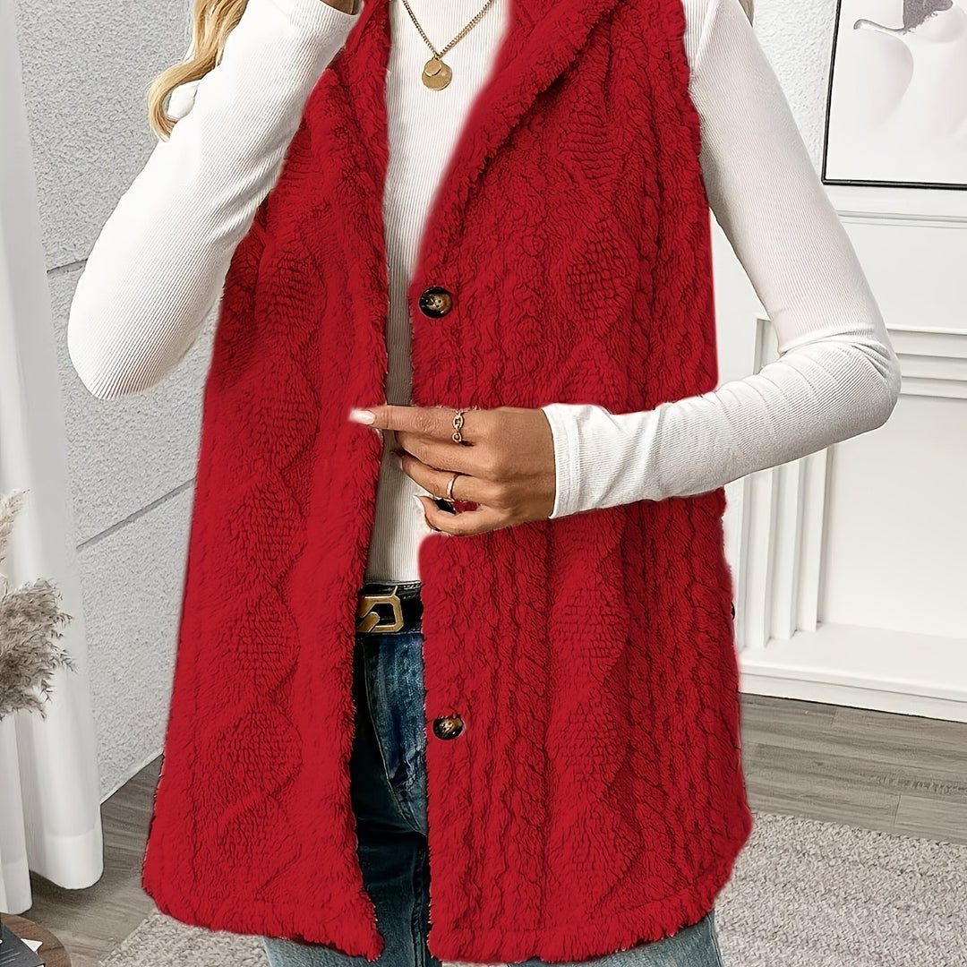 Hazel | Cozy Hooded Vest