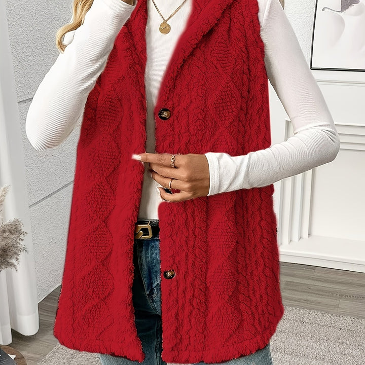 Hazel | Cozy Hooded Vest
