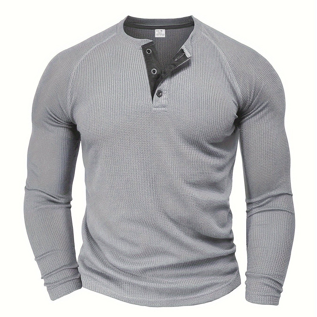 Rowan | Classic Waffle-Knit Henley