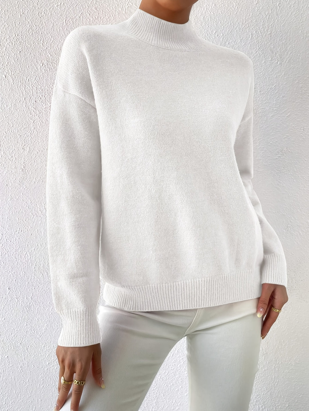 Juniper | Relaxed Mock Neck Sweater