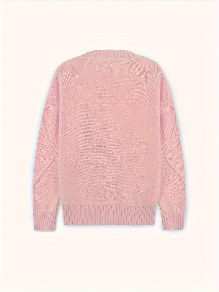 Estelle | Cable-Knit Button Cardigan