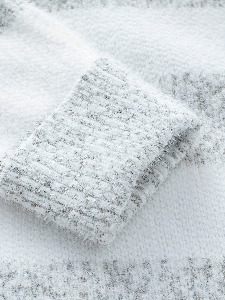 Brooke | Cozy High-Neck Striped Sweater