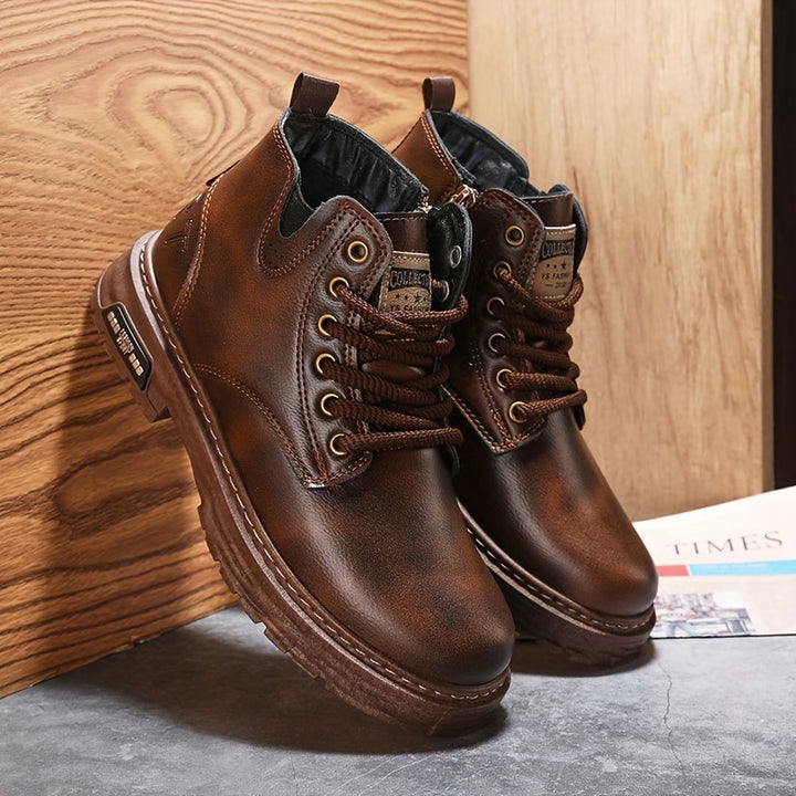 Bennet | Rugged Fleece-Lined High-Top Boots
