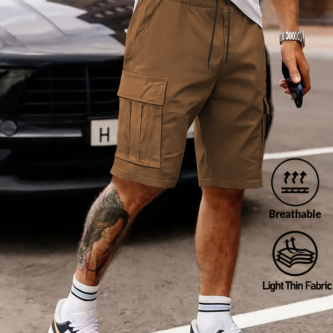 Reid | Men's Casual Multi-Pocket Workwear Shorts
