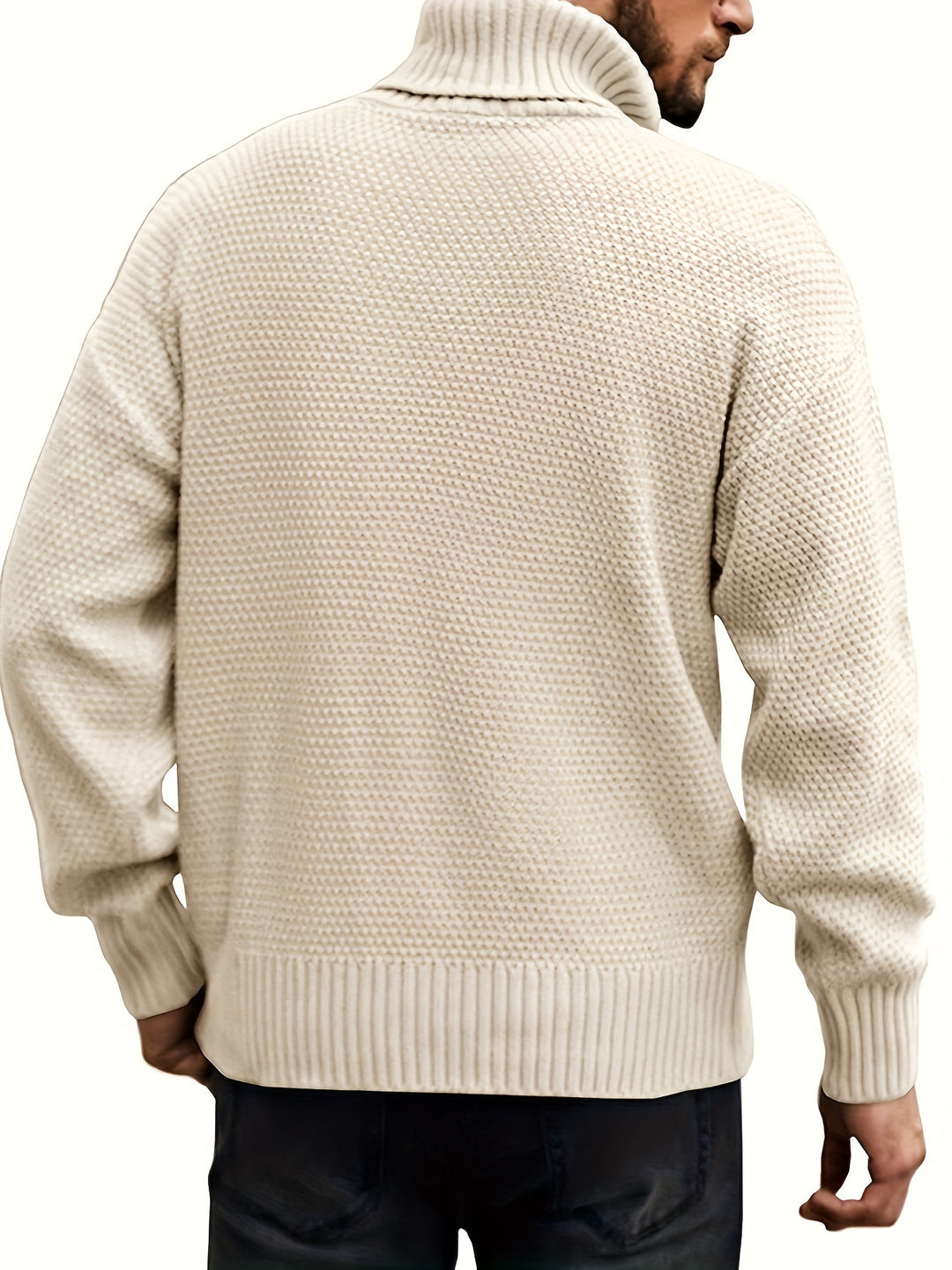 Garrett | Classic Cable-Knit Turtleneck Sweater