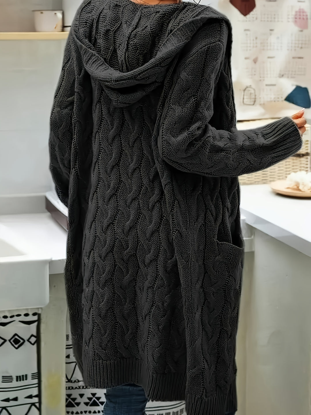 Nadine | Textured Longline Cardigan