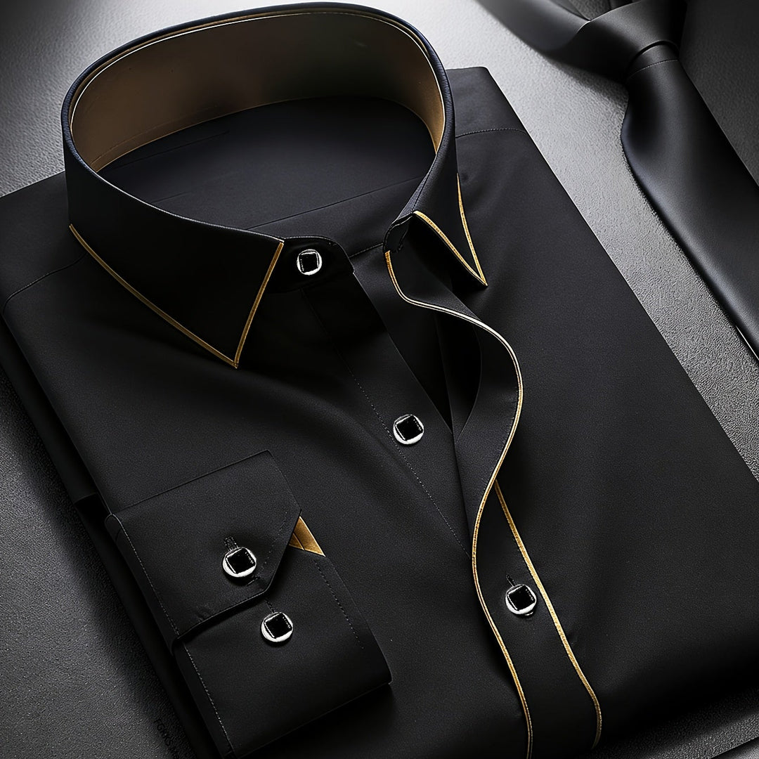 Vance | Men's Slim Fit Long Sleeve Dress Shirt