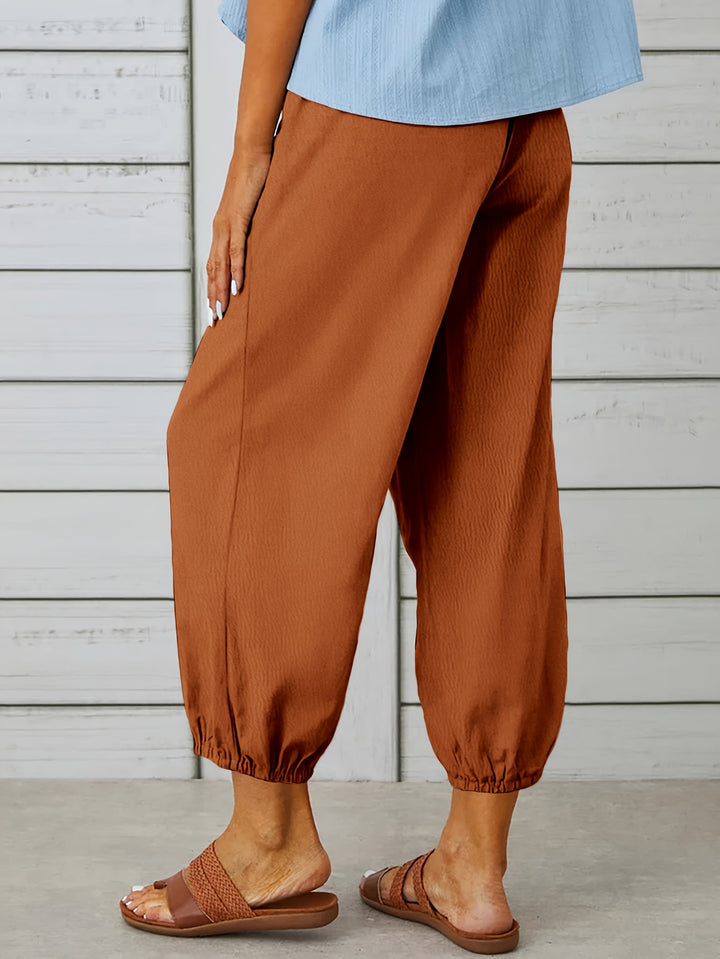Lorraine | Relaxed Cropped Wide-Leg Pants