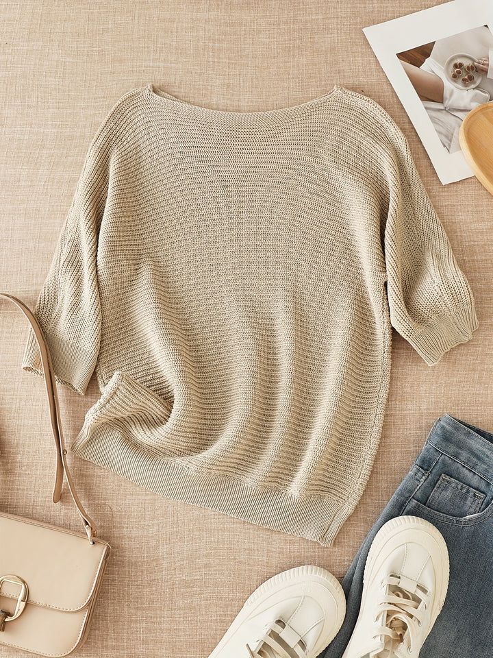Faye | Relaxed Textured Sweater