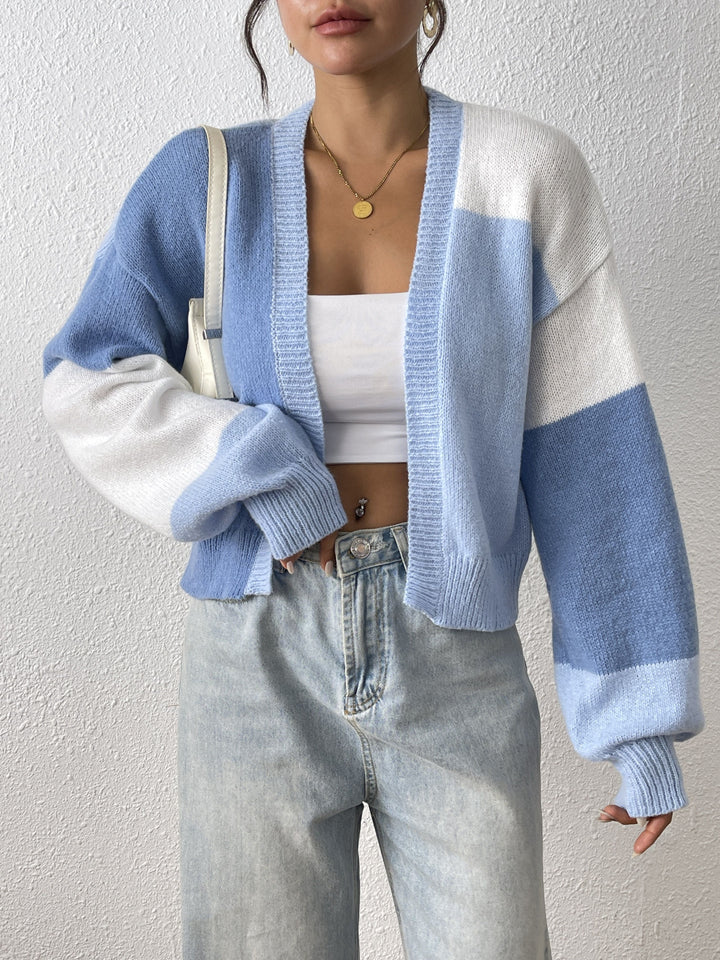 Delphine | Colour-Block Cardigan