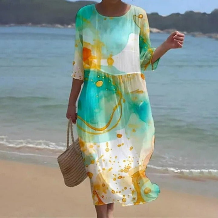 Maeve | Blooming Garden Midi Dress