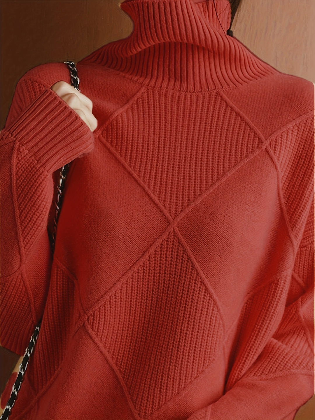 Cornelia | Cozy Textured Turtleneck Sweater