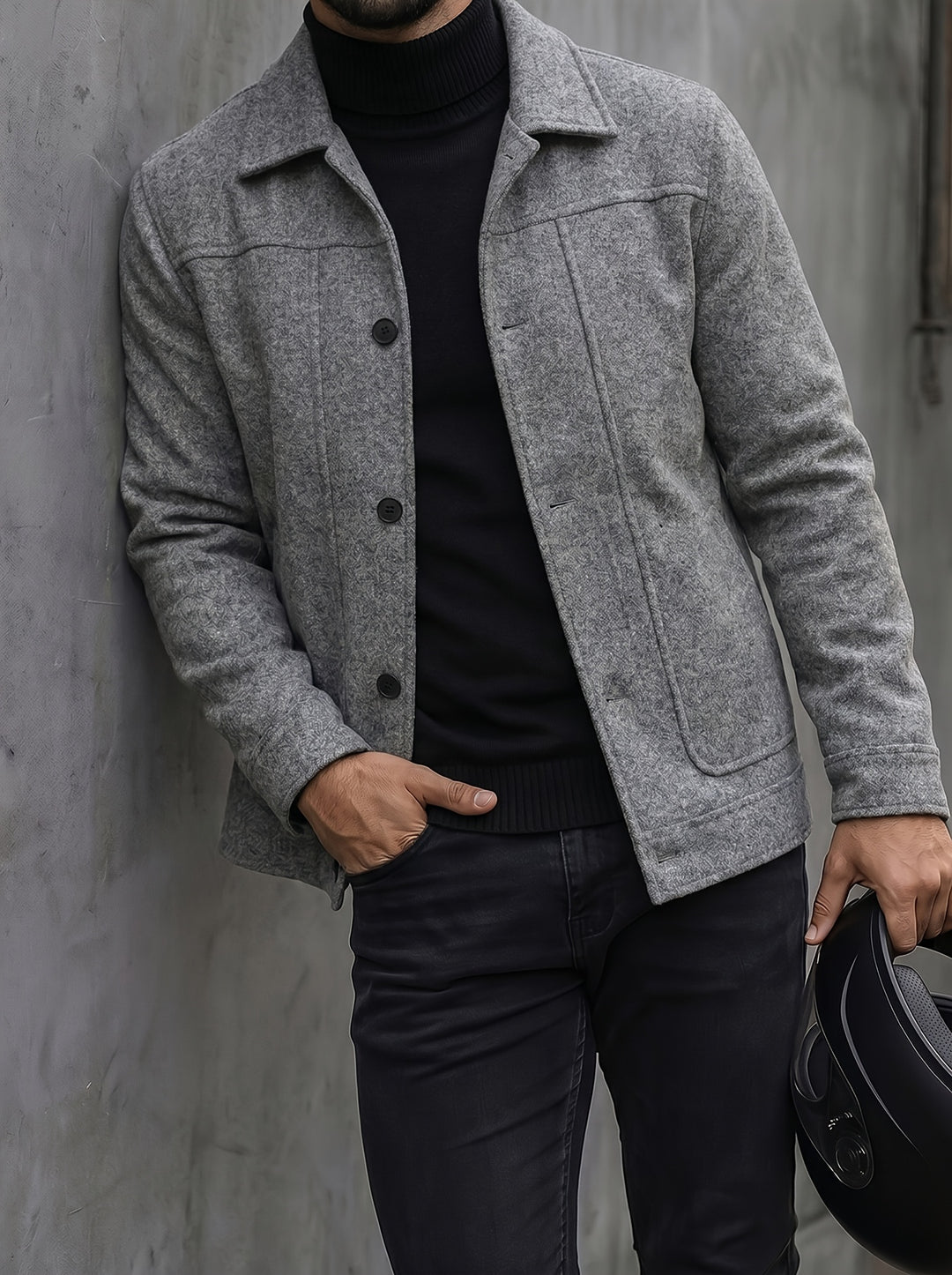 Grady | Textured Everyday Utility Jacket
