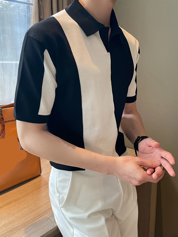 Brant | Men's Colour Block Striped Short Sleeve Shirt