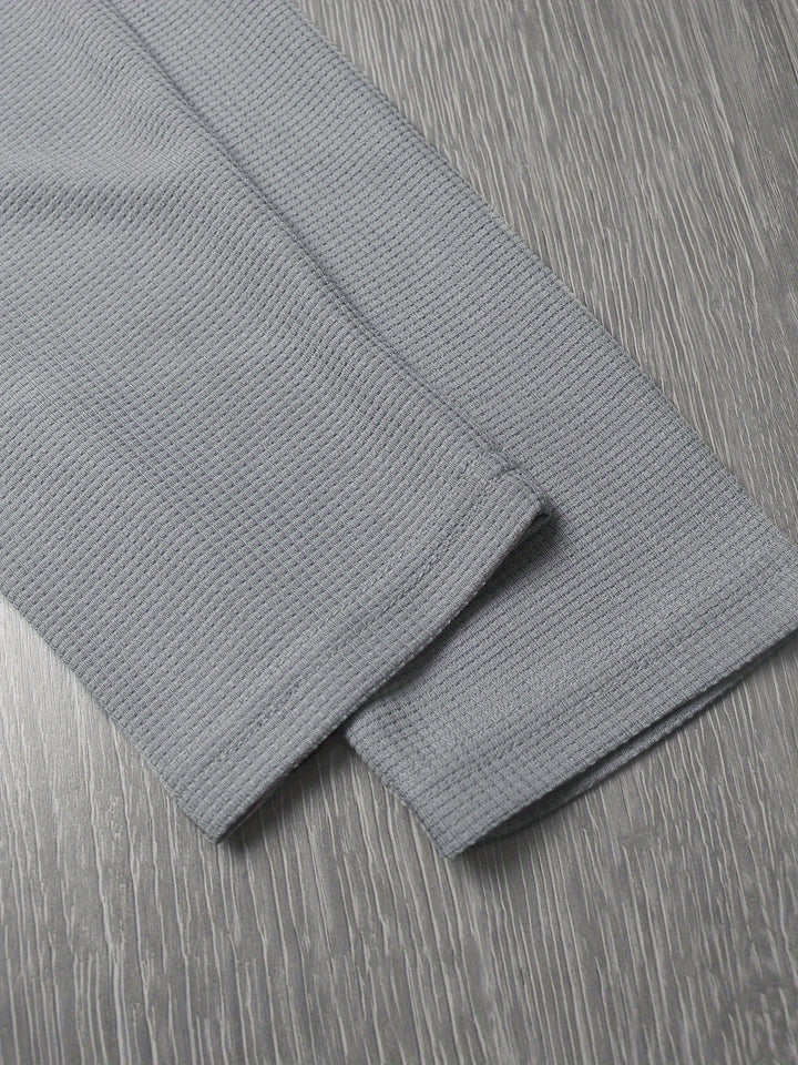 Rowan | Classic Waffle-Knit Henley