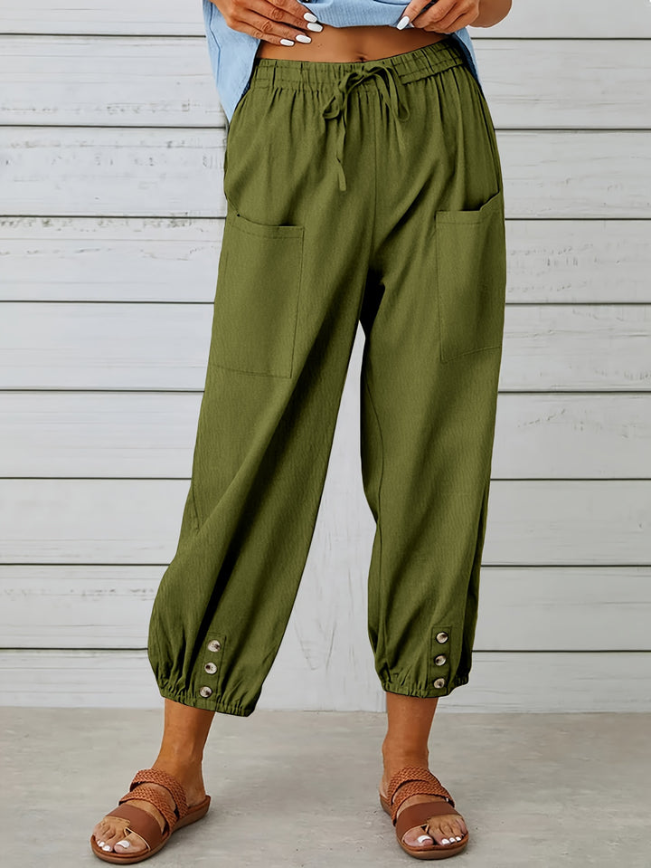 Lorraine | Relaxed Cropped Wide-Leg Pants