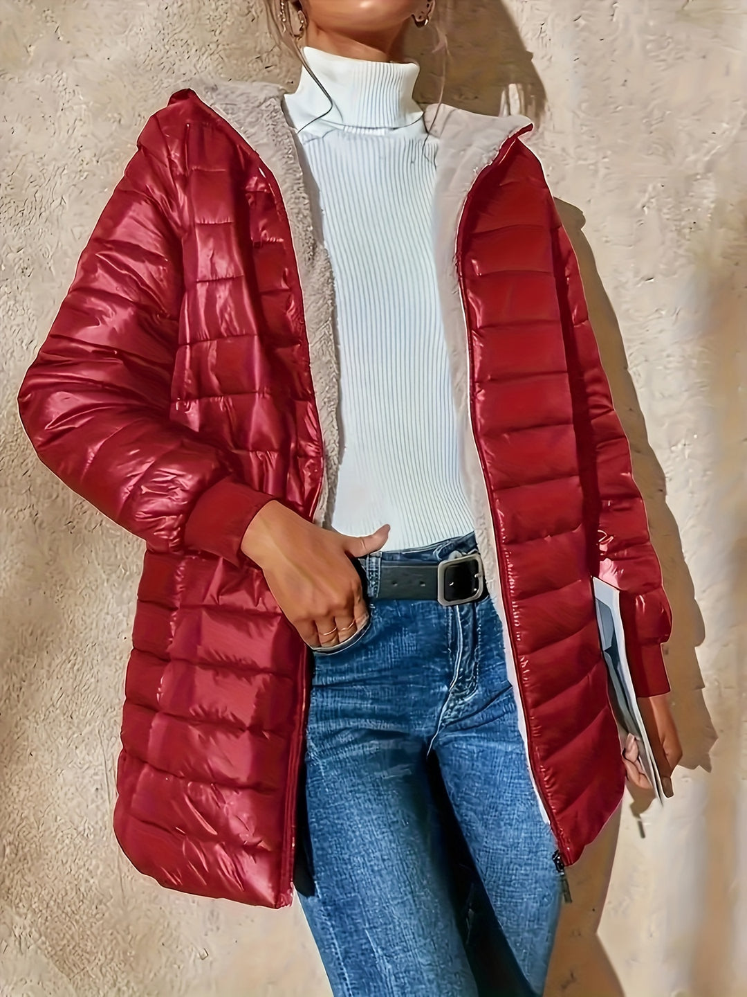 Isadora | Cozy Lined Longline Coat
