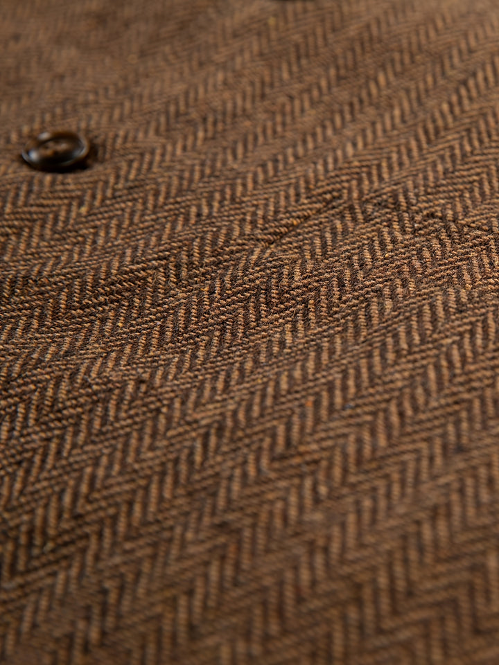Barnaby | Heritage Herringbone Vest