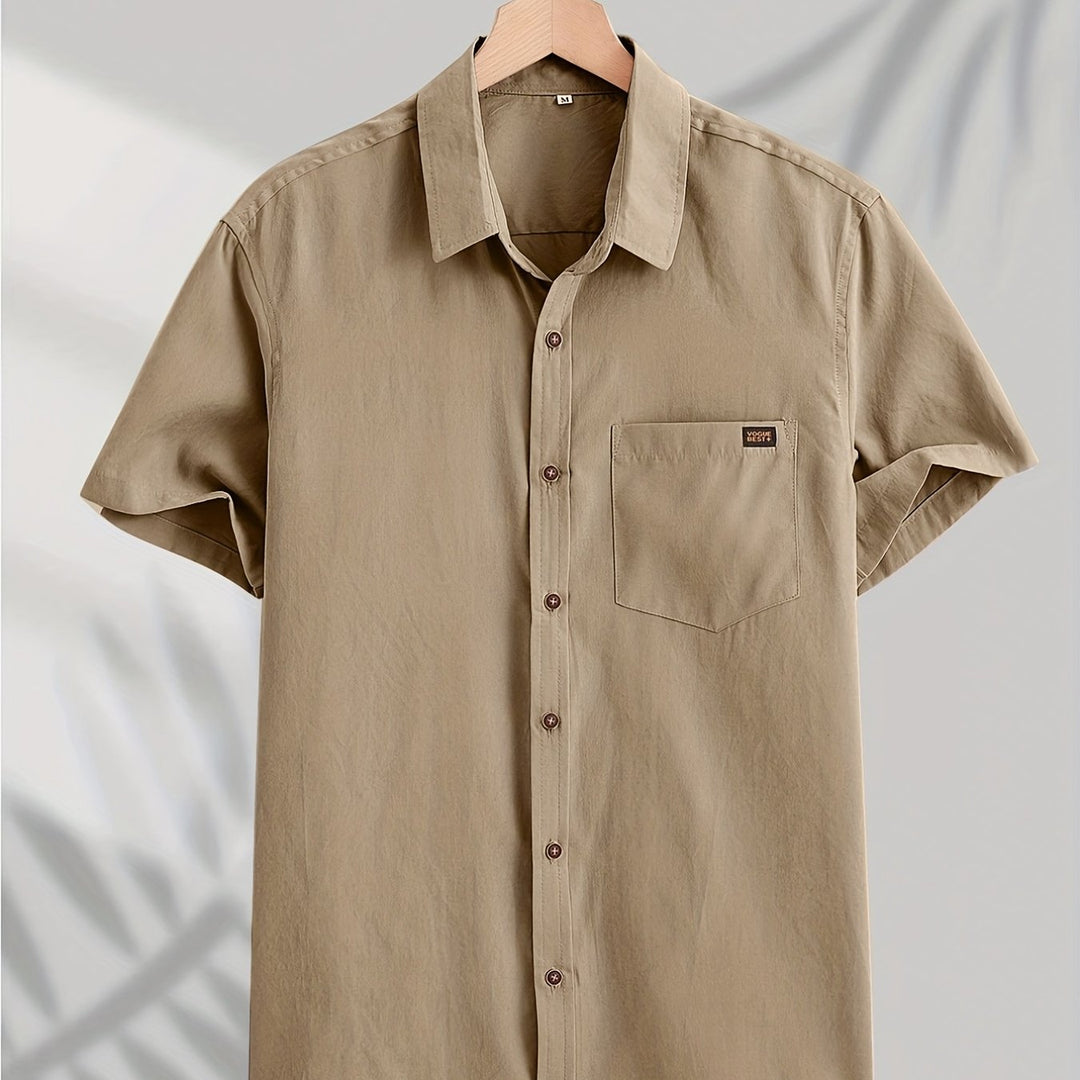 Martin | Men's Casual Short Sleeve Button-Up Shirt