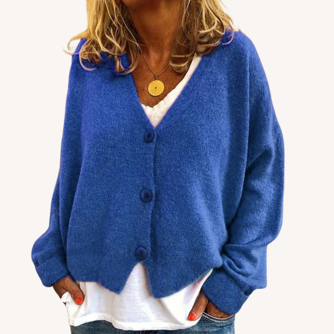 Bridie | Relaxed Button-Front Cardigan
