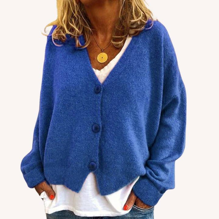 Lisette | Relaxed Button-Front Cardigan
