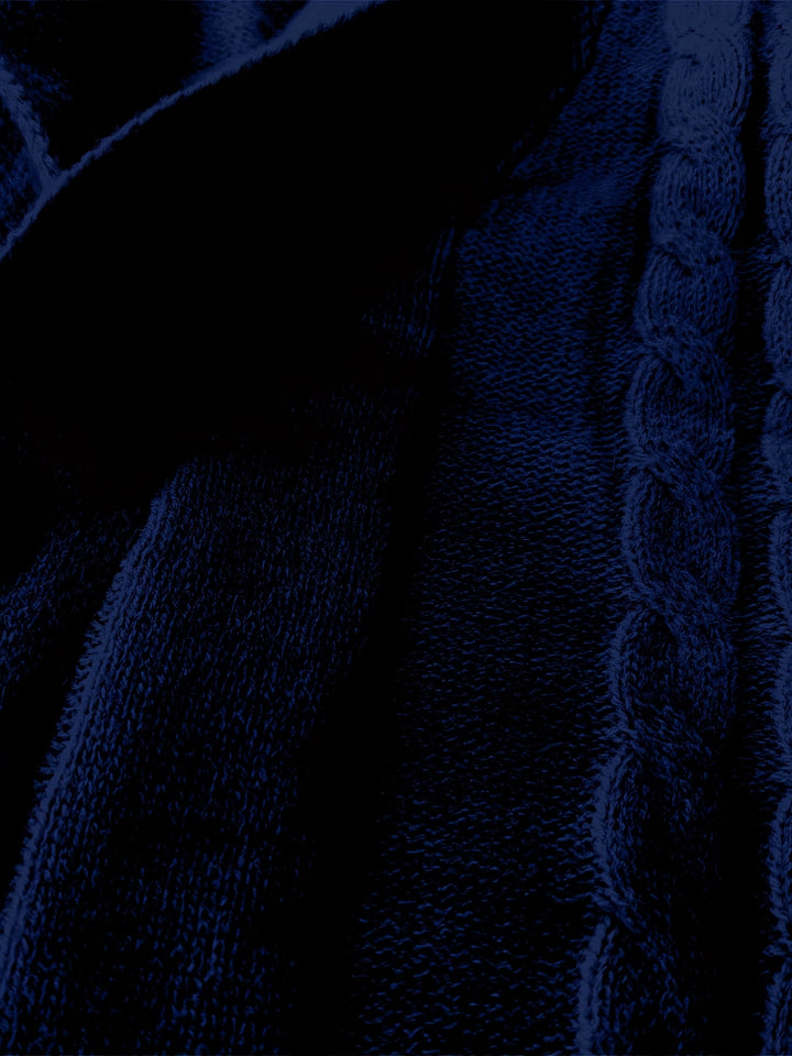 Easton | Cable-Knit Shawl Collar Cardigan