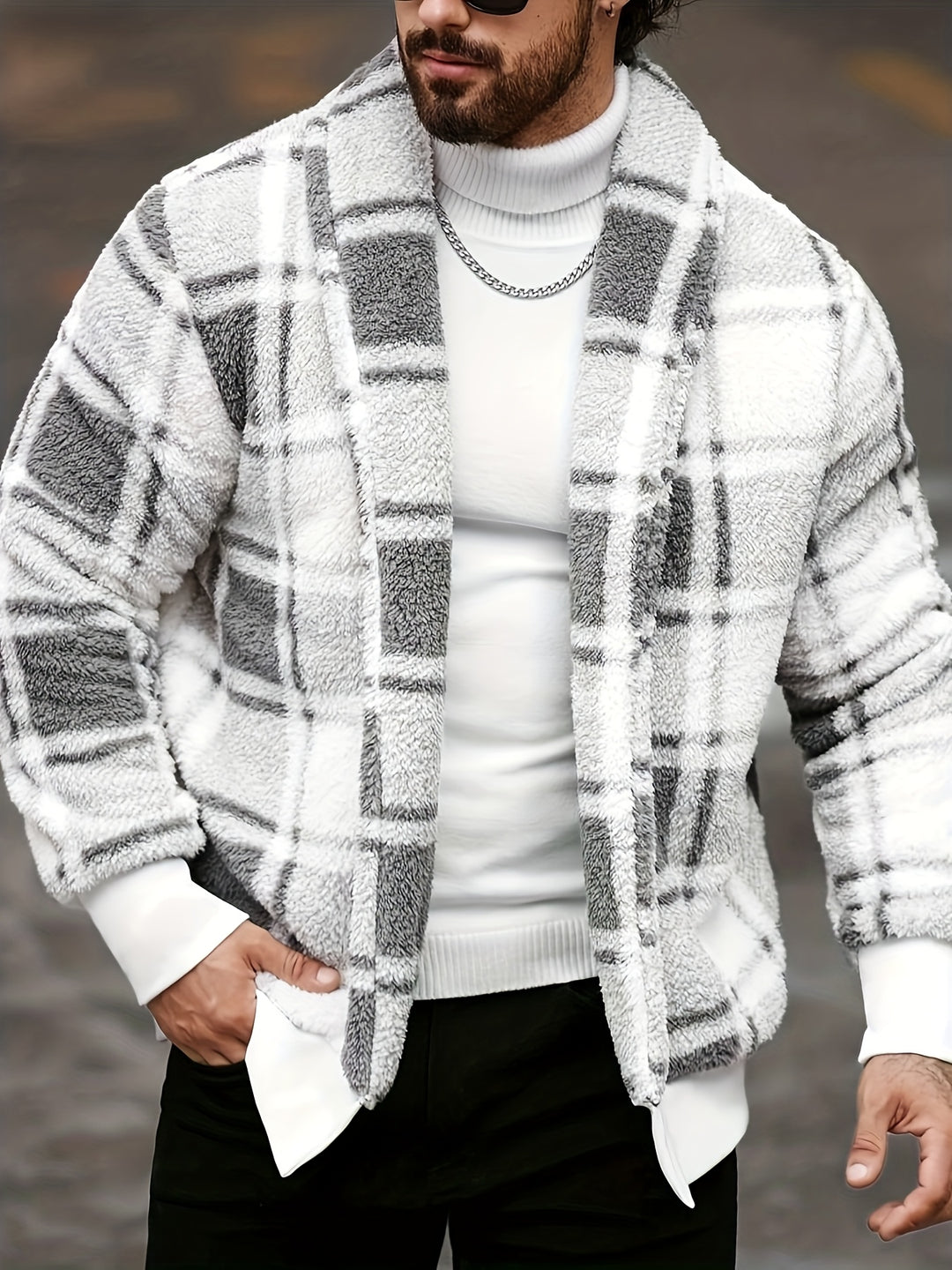 Callahan | Cozy Checked Jacket