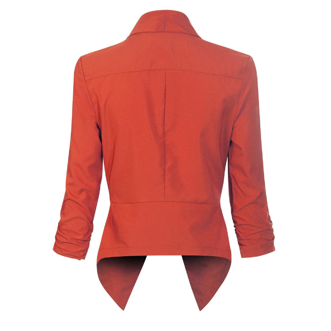 Ophelia | Open-Front Draped Blazer