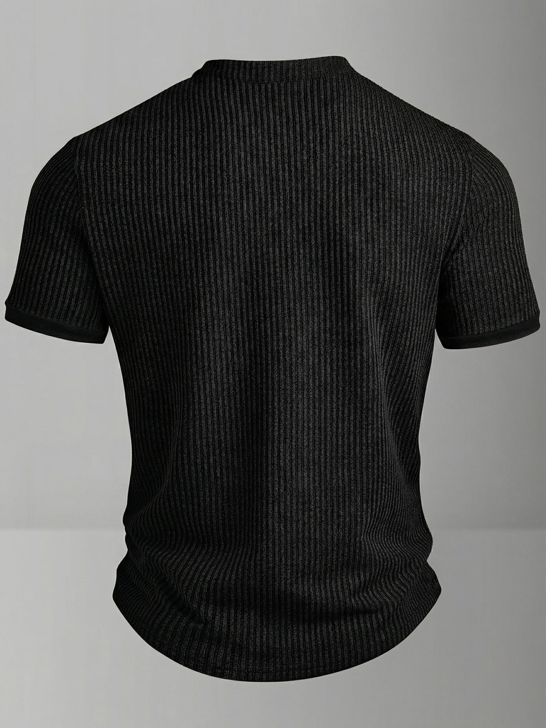 Barry | Men's Textured Knit Short Sleeve Henley