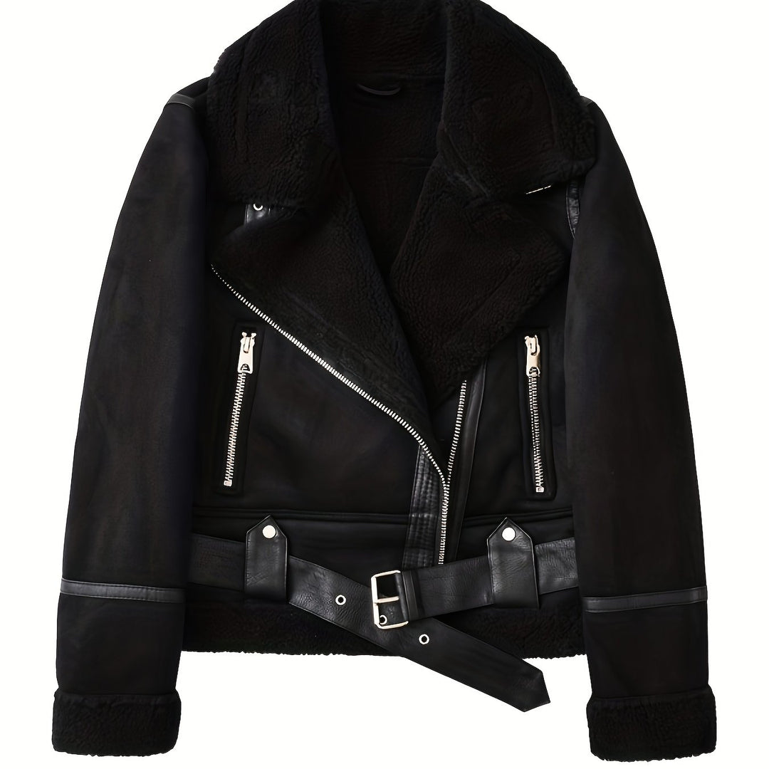 Florence | Belted Aviator Jacket