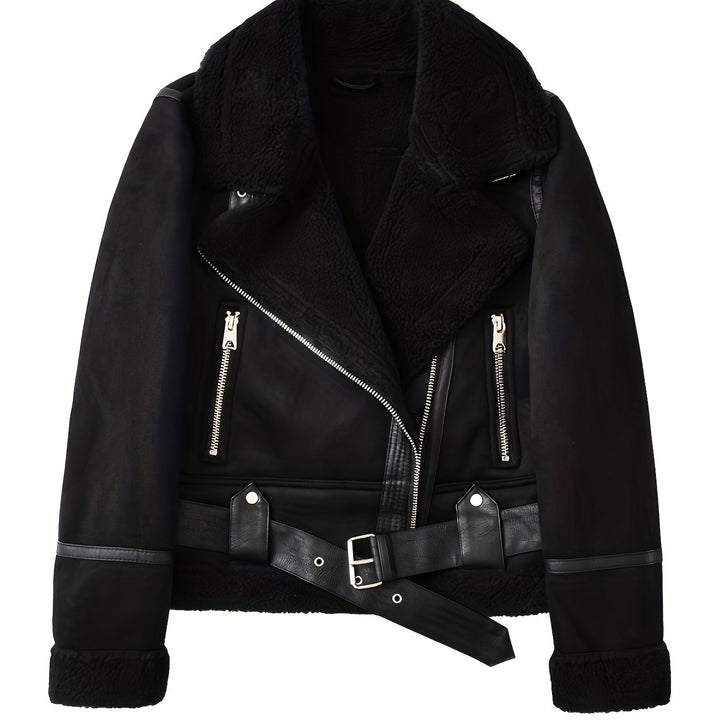 Florence | Belted Aviator Jacket
