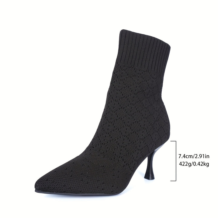 Celestine | Pointed-Toe Heeled Ankle Boots