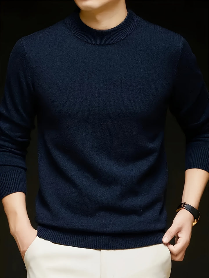 Callen | Mock Neck Knit Sweater