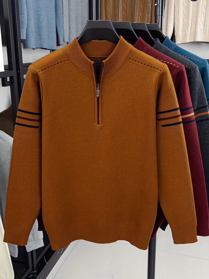 Ambrose | Zip-Neck Pullover Sweater