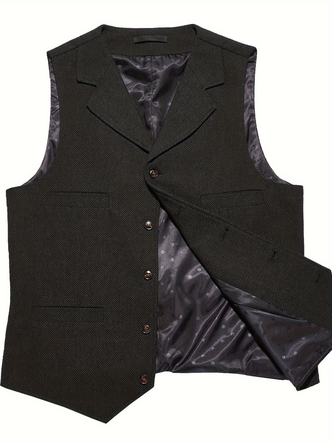 Archer | Herringbone Tailored Waistcoat