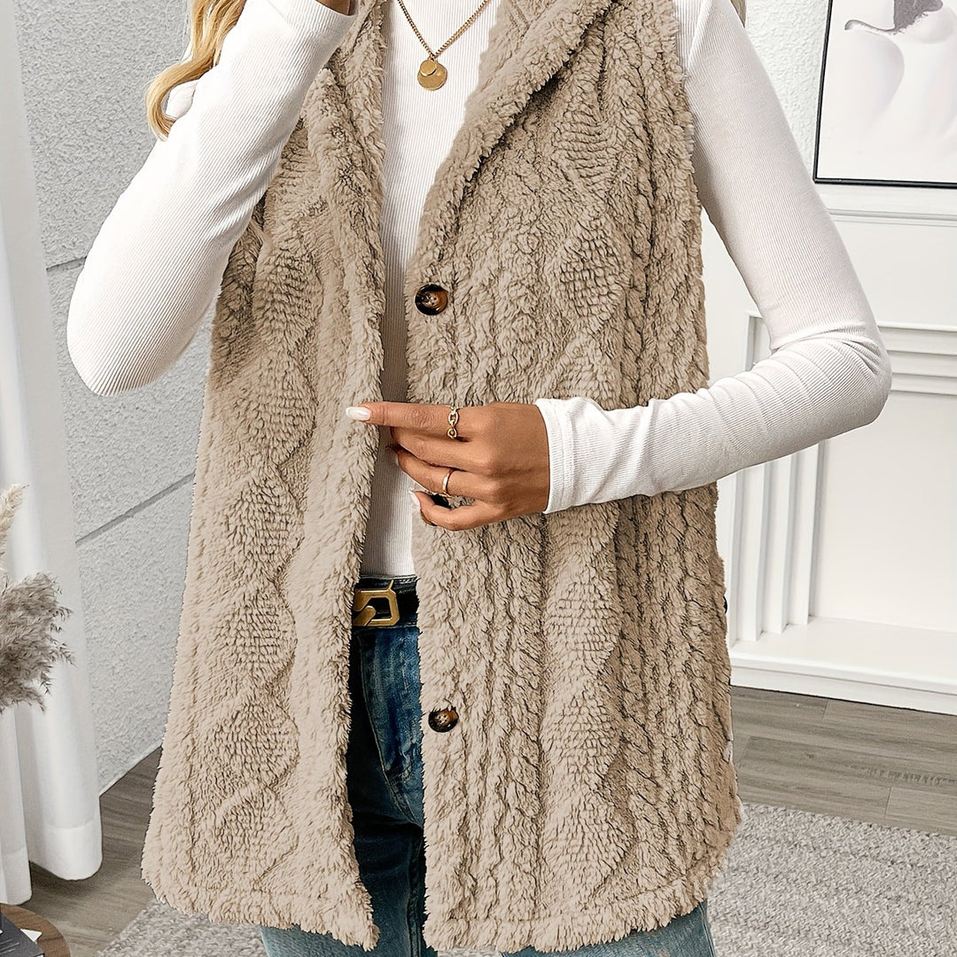 Hazel | Cozy Hooded Vest