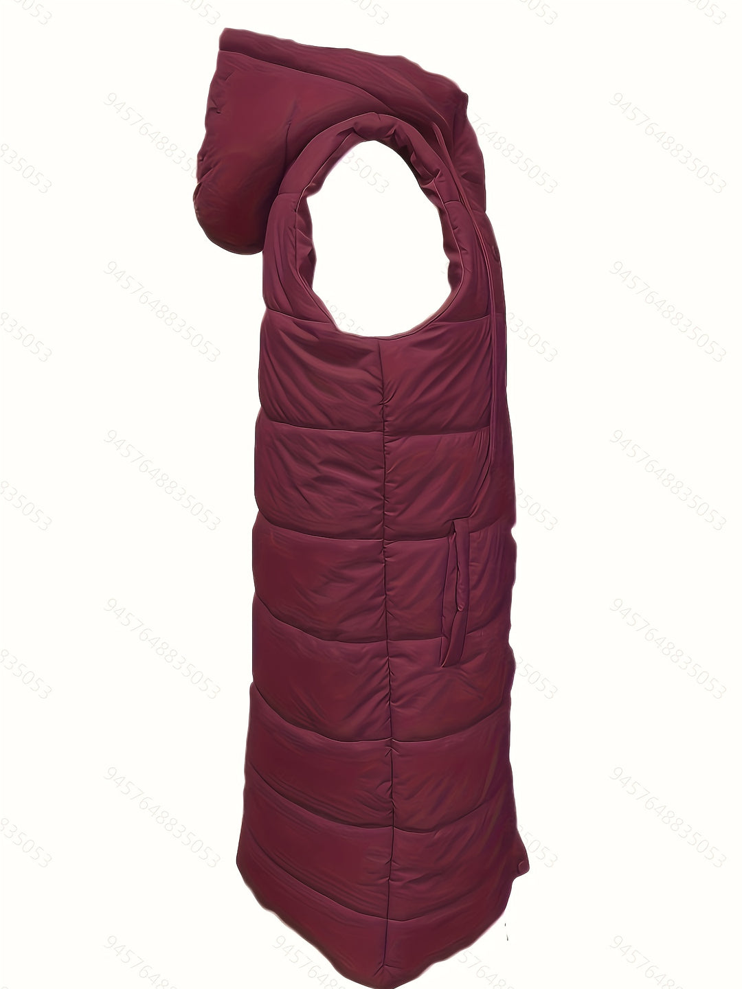 Maribel | Hooded Longline Padded Vest