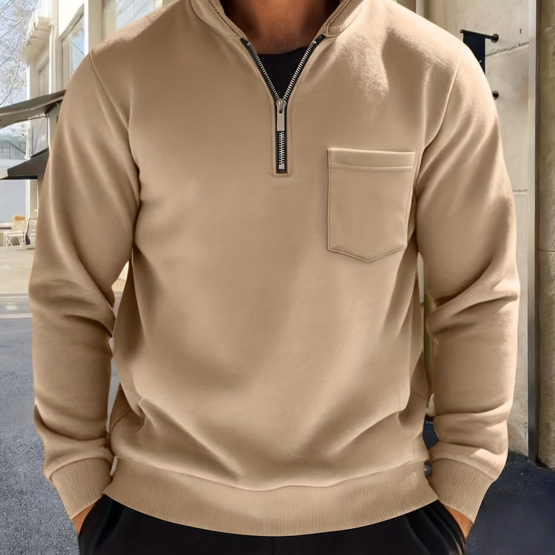 Vaughn | Half-Zip Collared Pullover