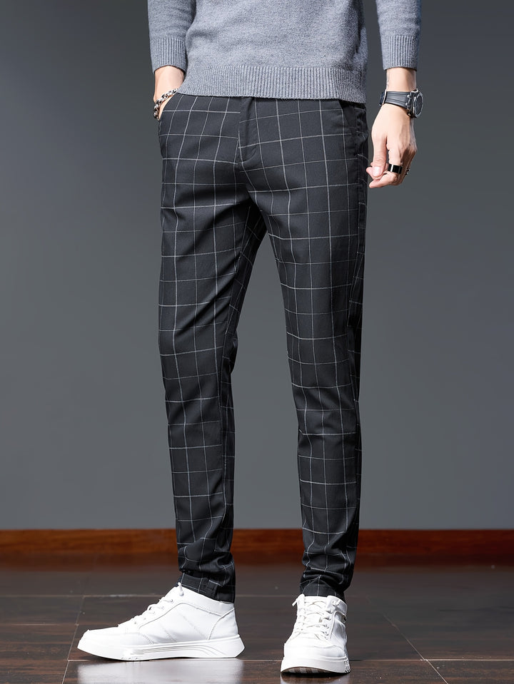 Hugh | Refined Checkered Trousers