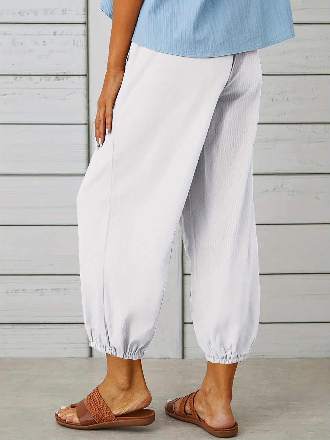 Lorraine | Relaxed Cropped Wide-Leg Pants