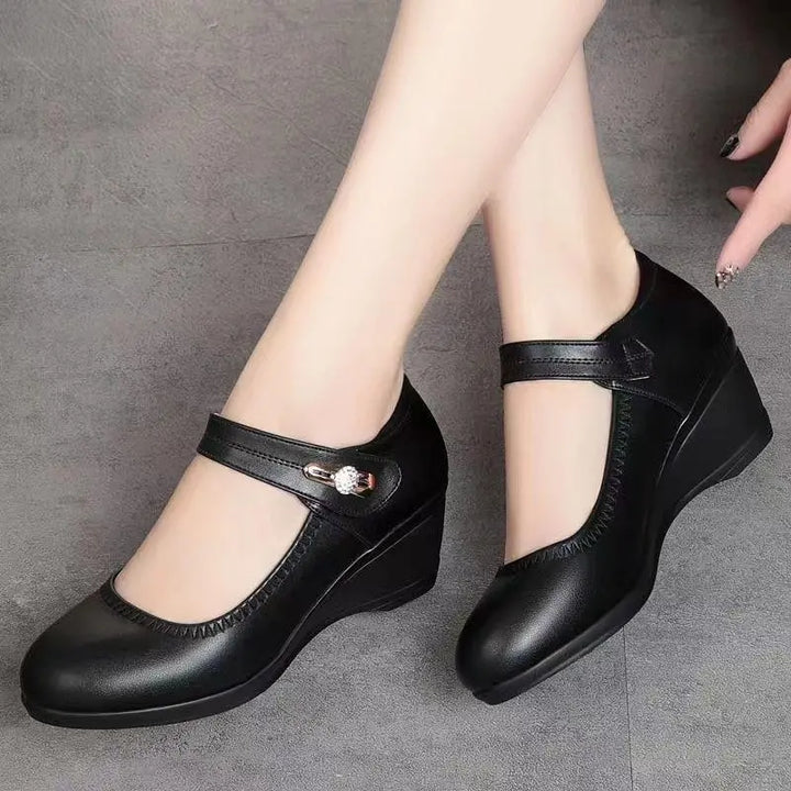 Eloise | Comfort Mid-Wedge Shoes