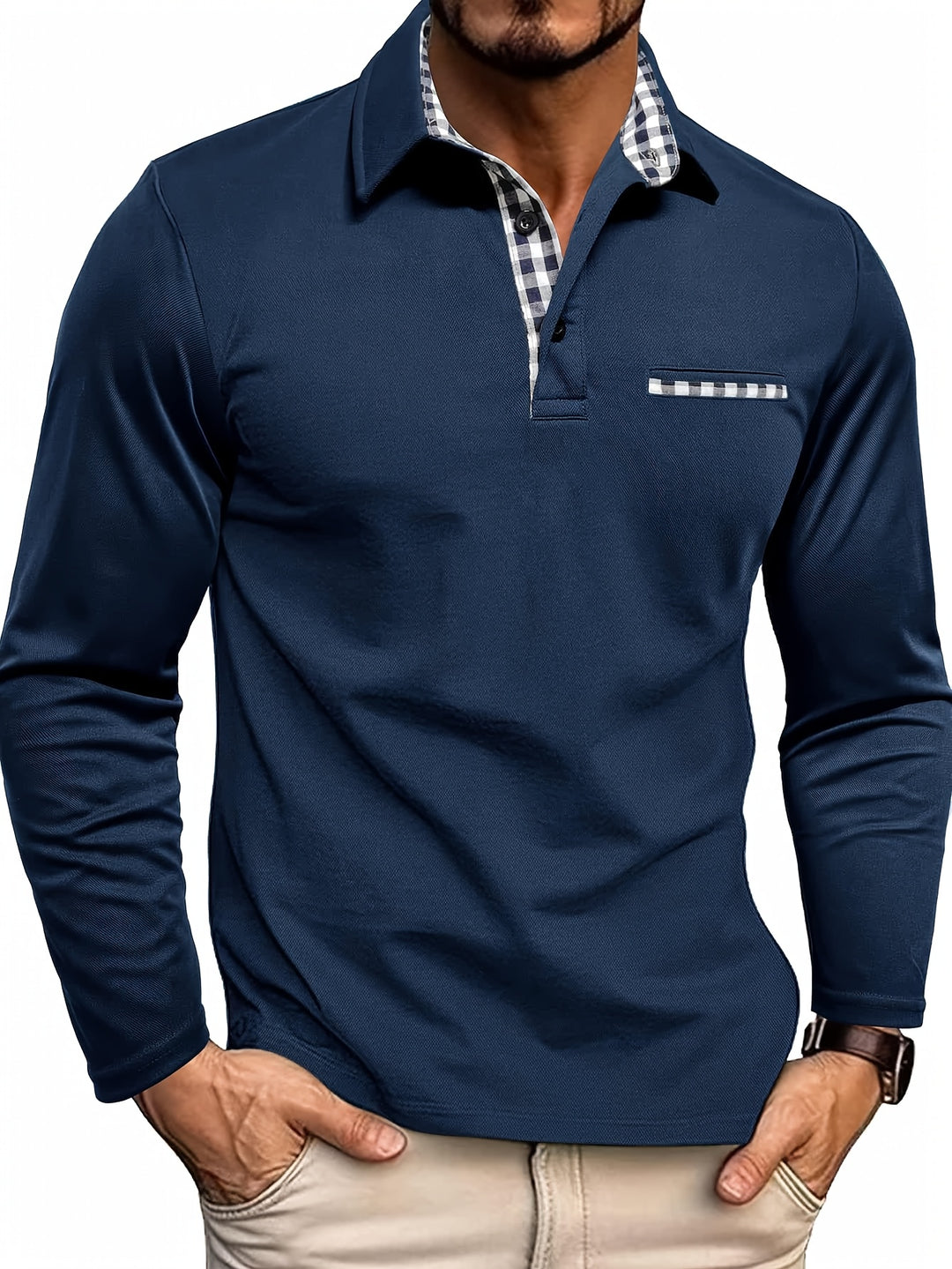 Colton | Refined Long-Sleeve Polo Shirt