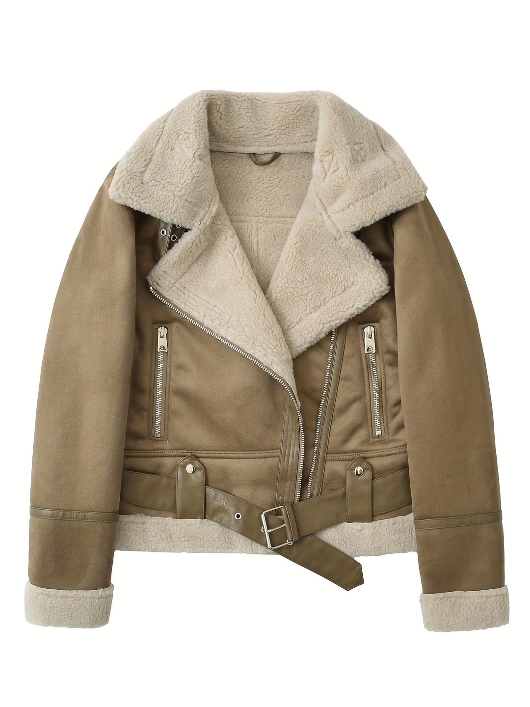 Florence | Belted Aviator Jacket